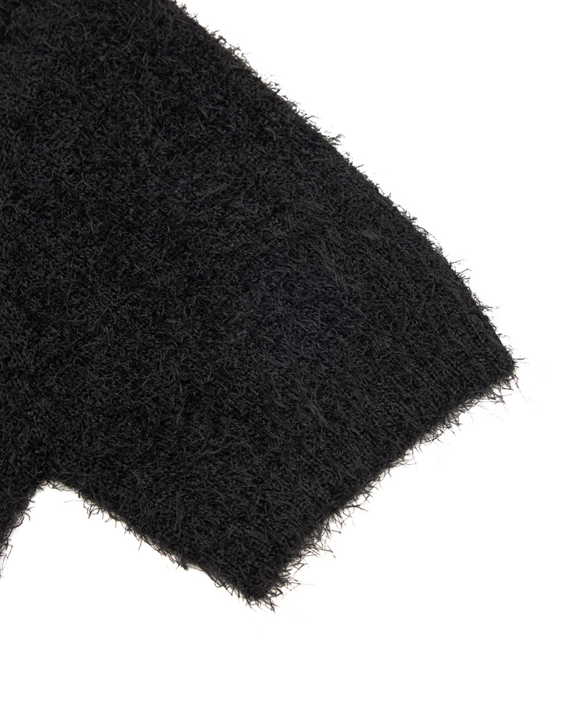 유스(YOUTH) Scoop-Neck H/S Knit Cardigan - Black