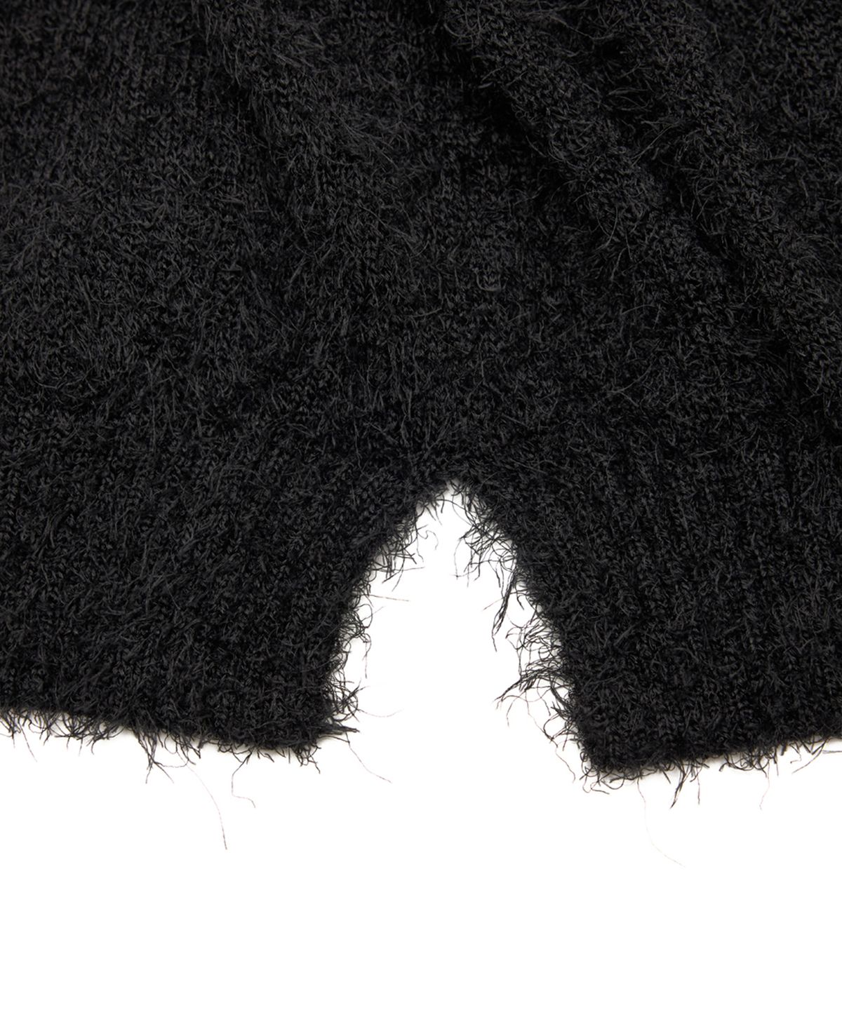 유스(YOUTH) Scoop-Neck H/S Knit Cardigan - Black