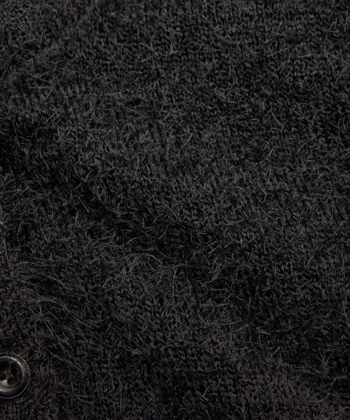 유스(YOUTH) Scoop-Neck H/S Knit Cardigan - Black