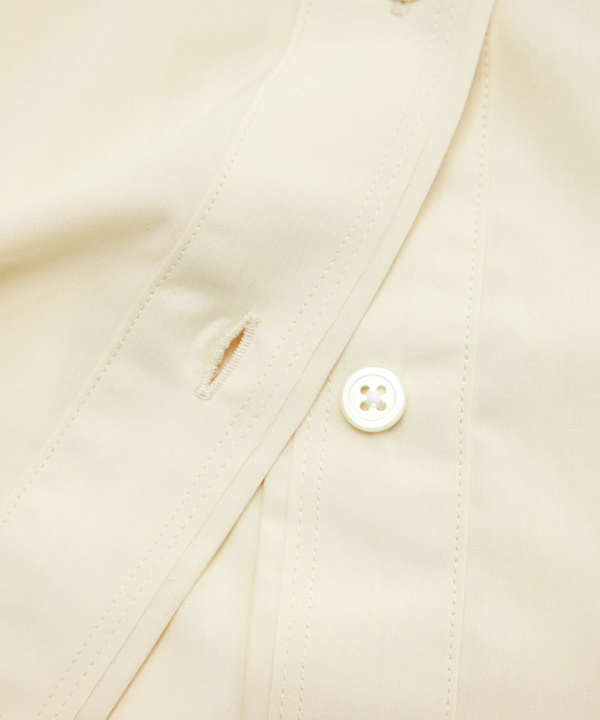 유스(YOUTH) Cut-Off Loosed Shirt - Ivory