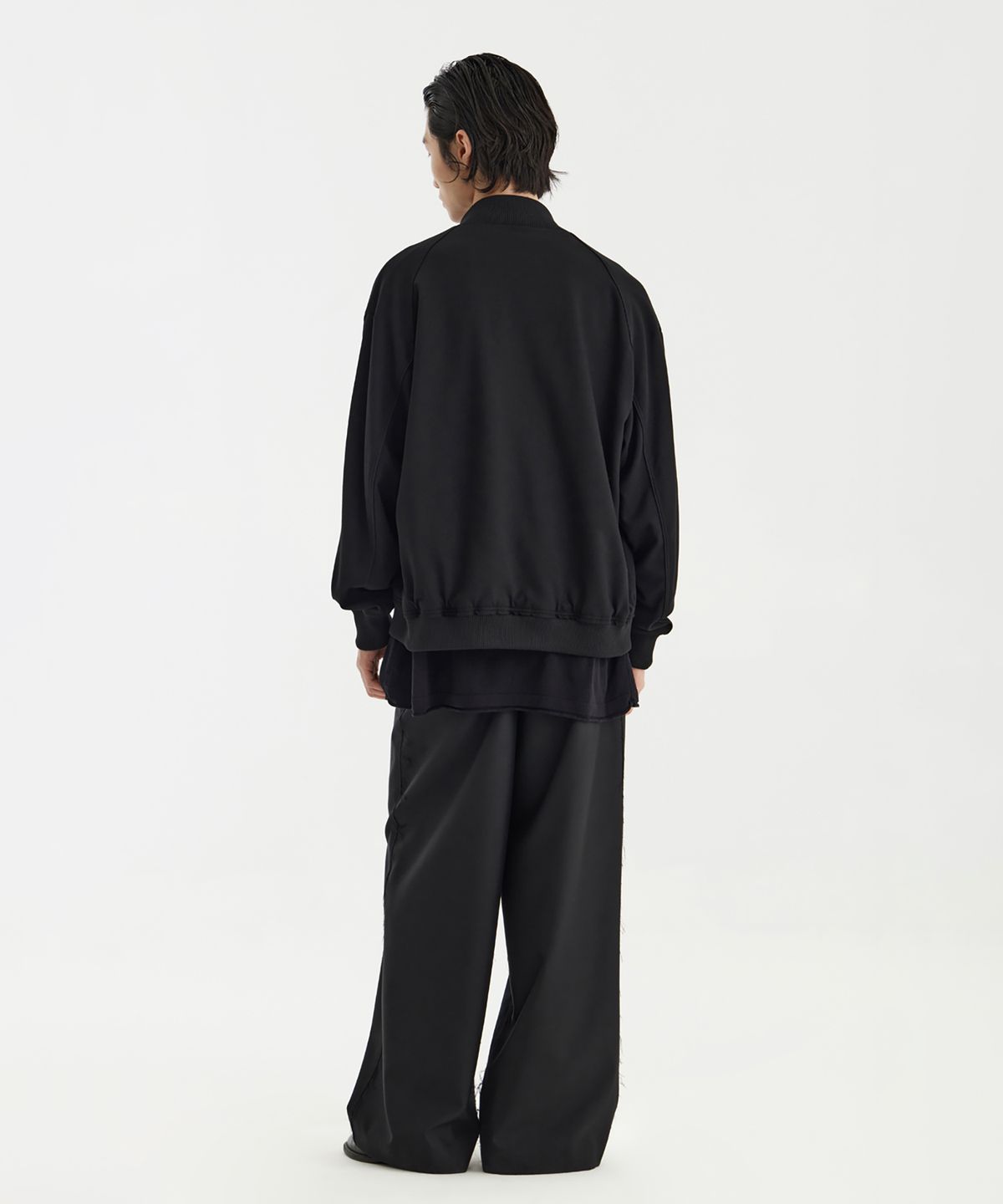 유스(YOUTH) Triple Stitch Wide Trousers - Black