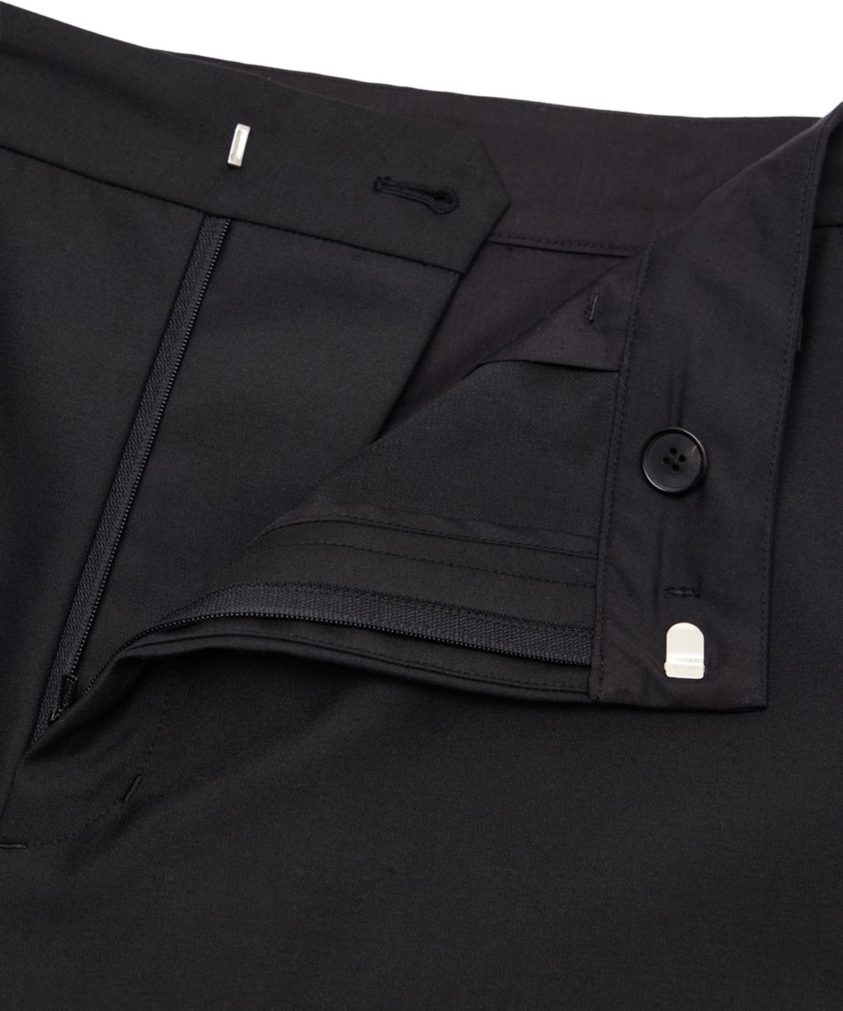 유스(YOUTH) Triple Stitch Wide Trousers - Black