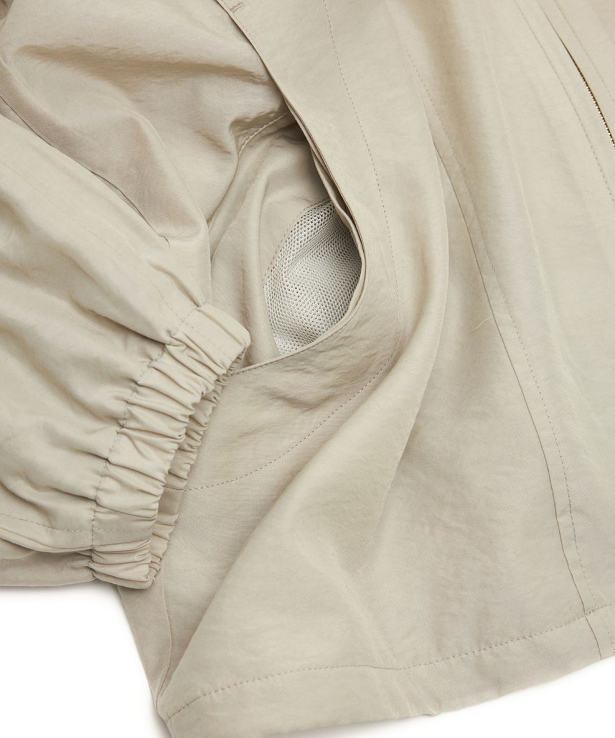 유스(YOUTH) Windbreaker Jacket - Beige