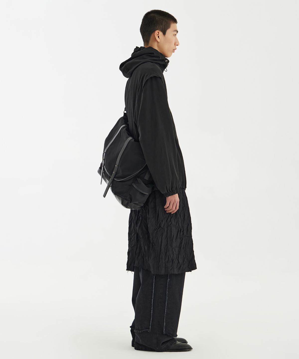 유스(YOUTH) Windbreaker Jacket - Black