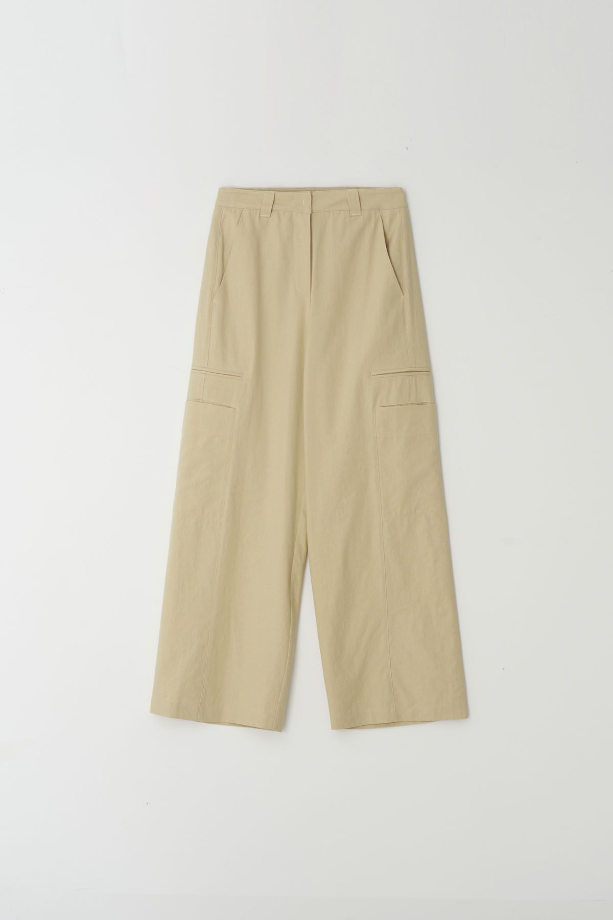 더페니(THE PENNY) LINEN CARGO PANTS - Beige