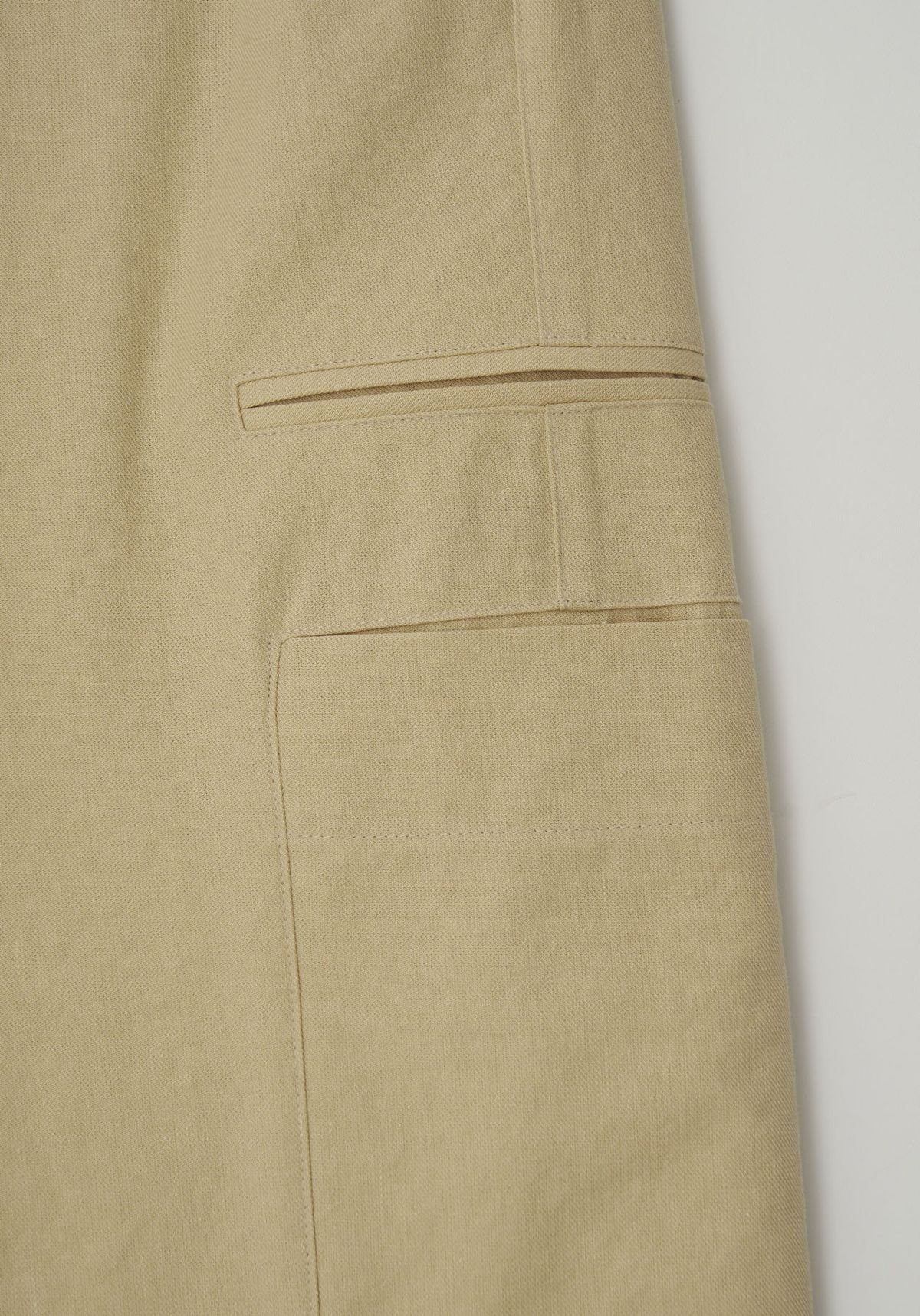 더페니(THE PENNY) LINEN CARGO PANTS - Beige
