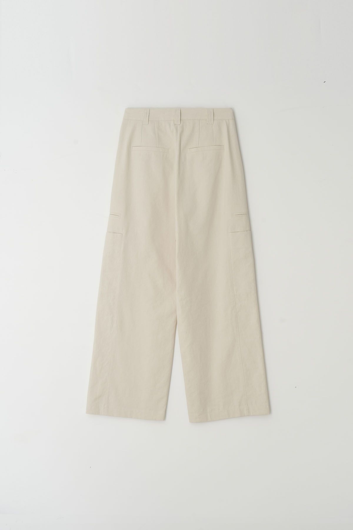 더페니(THE PENNY) LINEN CARGO PANTS - Ivory