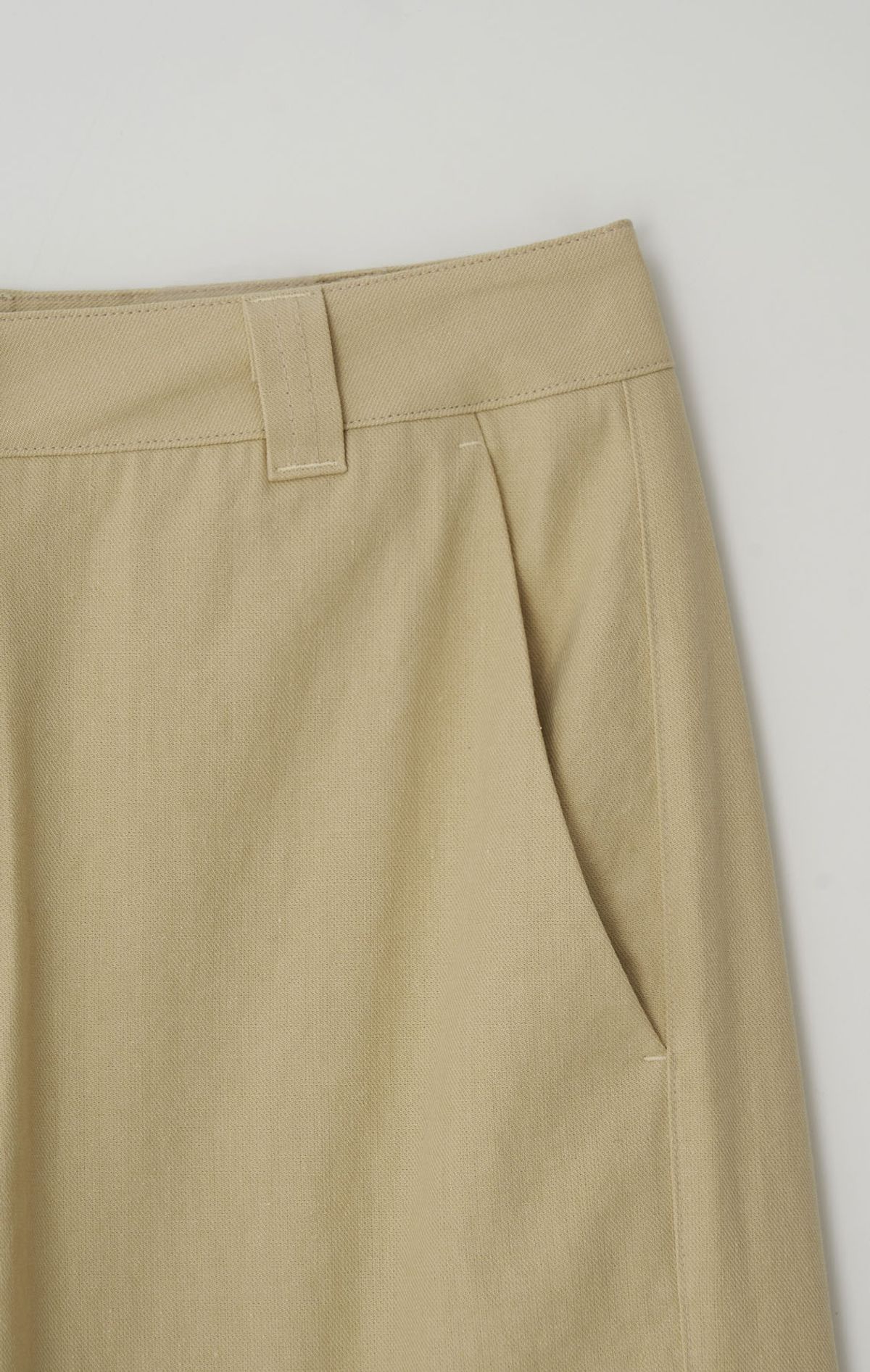 더페니(THE PENNY) LINEN CARGO PANTS - Ivory