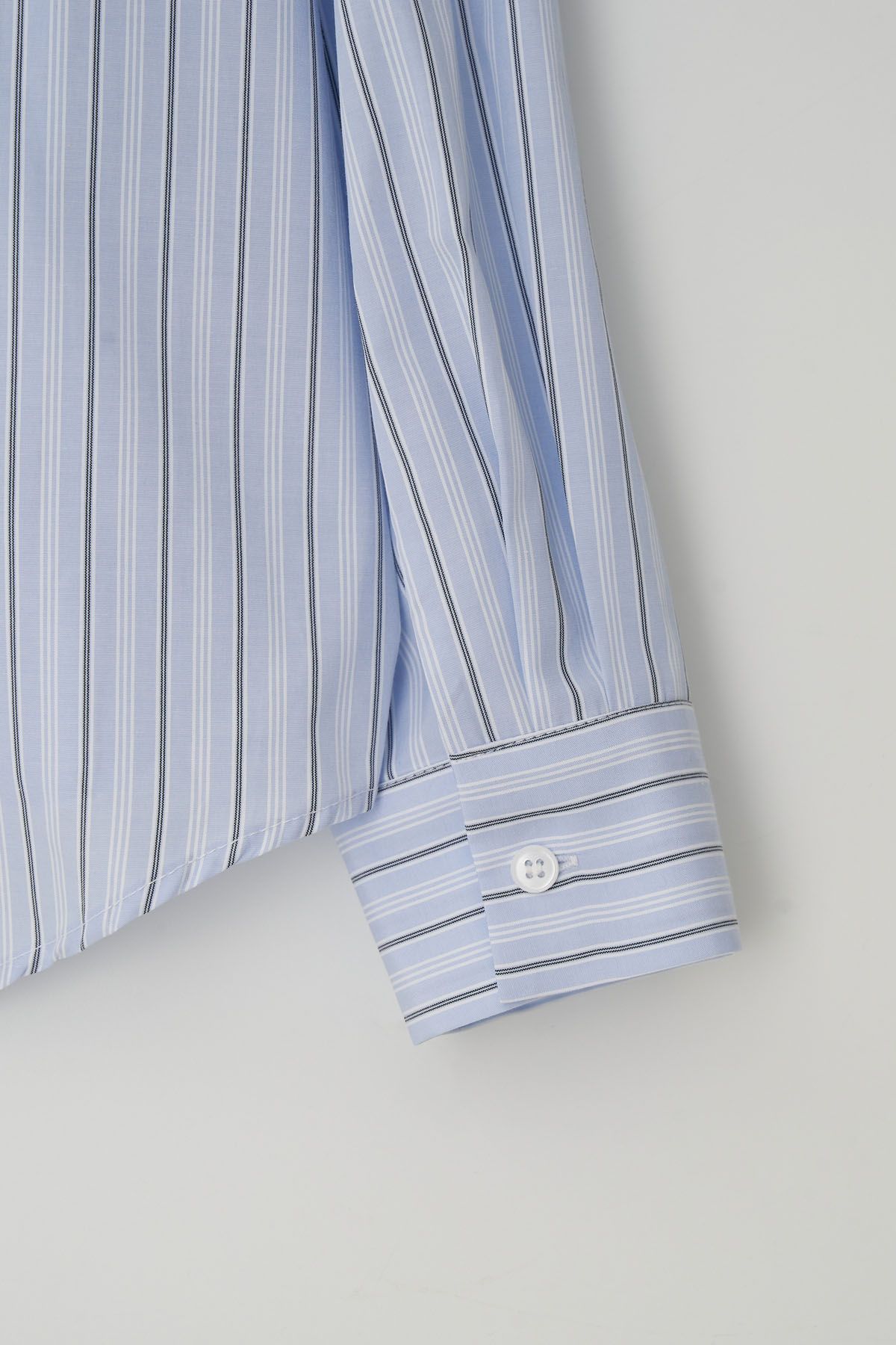더페니(THE PENNY) BASIC STICHWORK SHIRT - Blue