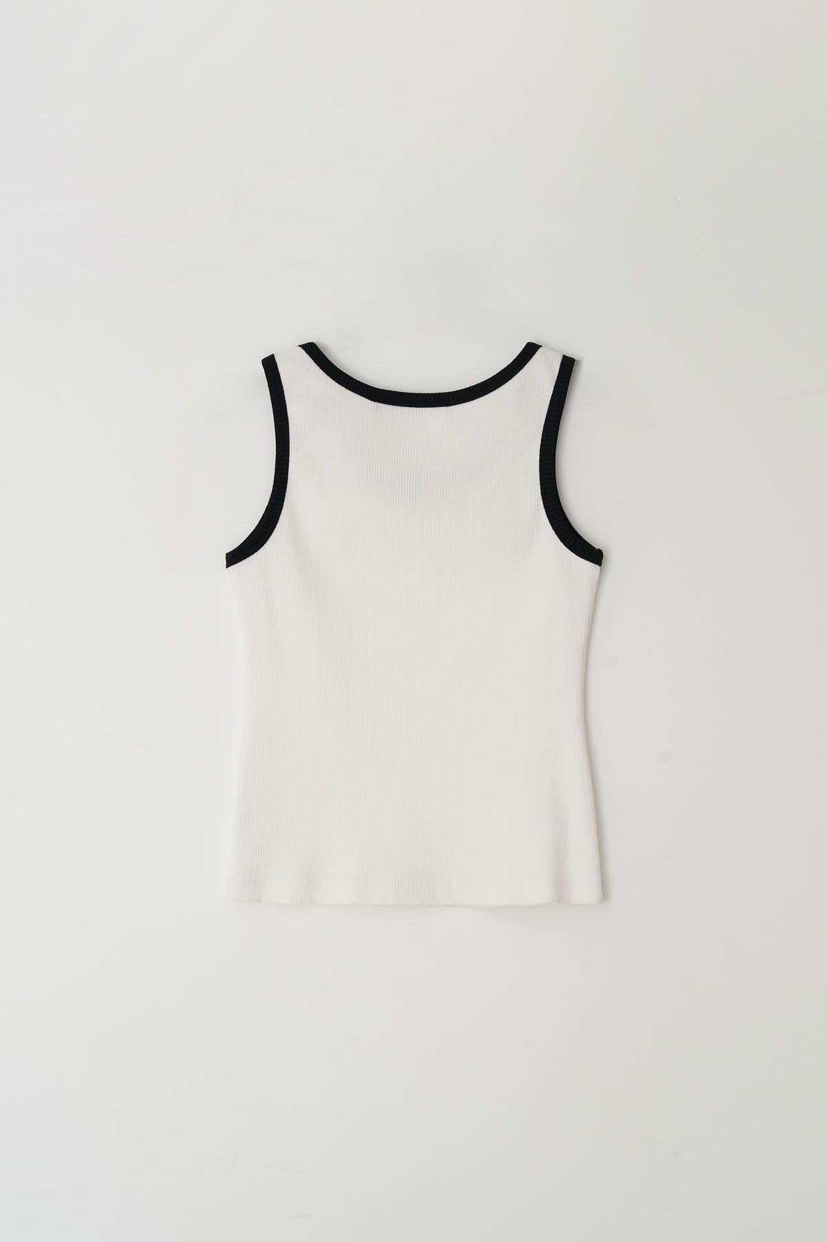더페니(THE PENNY) LOGO COMBIE SLEEVELESS TEE - Ivory