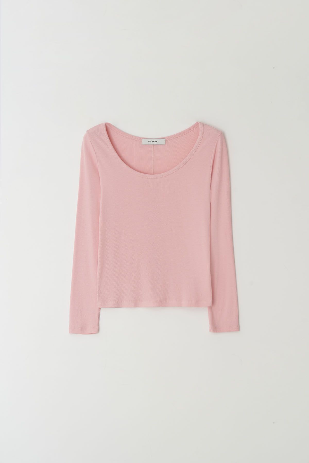 더페니(THE PENNY) BACK DETAIL LONG SLEEVELESS T - Light Pink