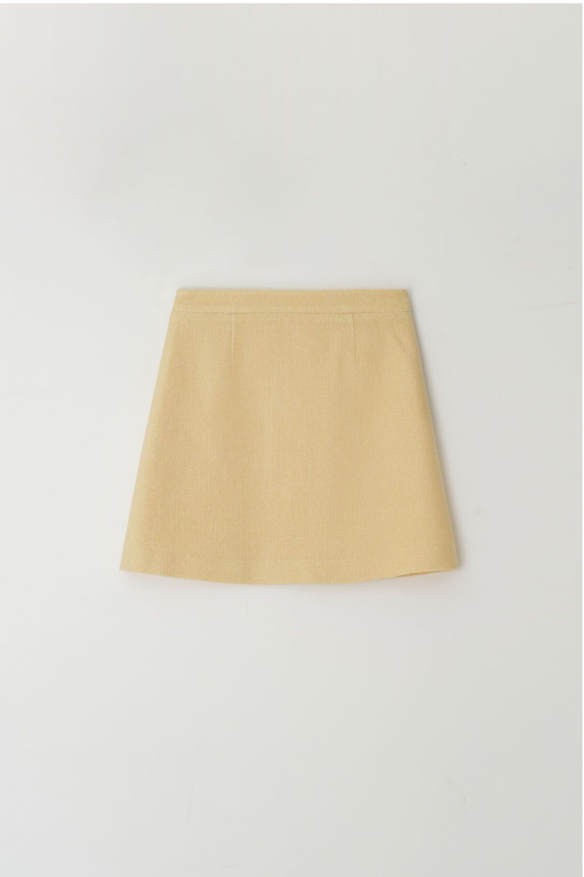 더페니(THE PENNY) TWEED MINI SKIRT - Yellow