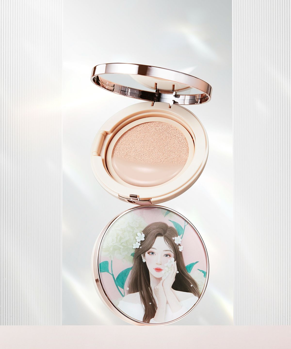 메이크업헬퍼(MAKEUP HELPER) 앰플 글로우 빅사이즈 쿠션 23g 스위트 소피아