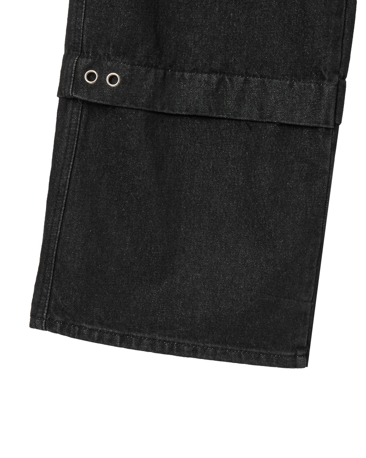 에이이에이이(AEAE) LAYERED DENIM PANTS [BLACK]