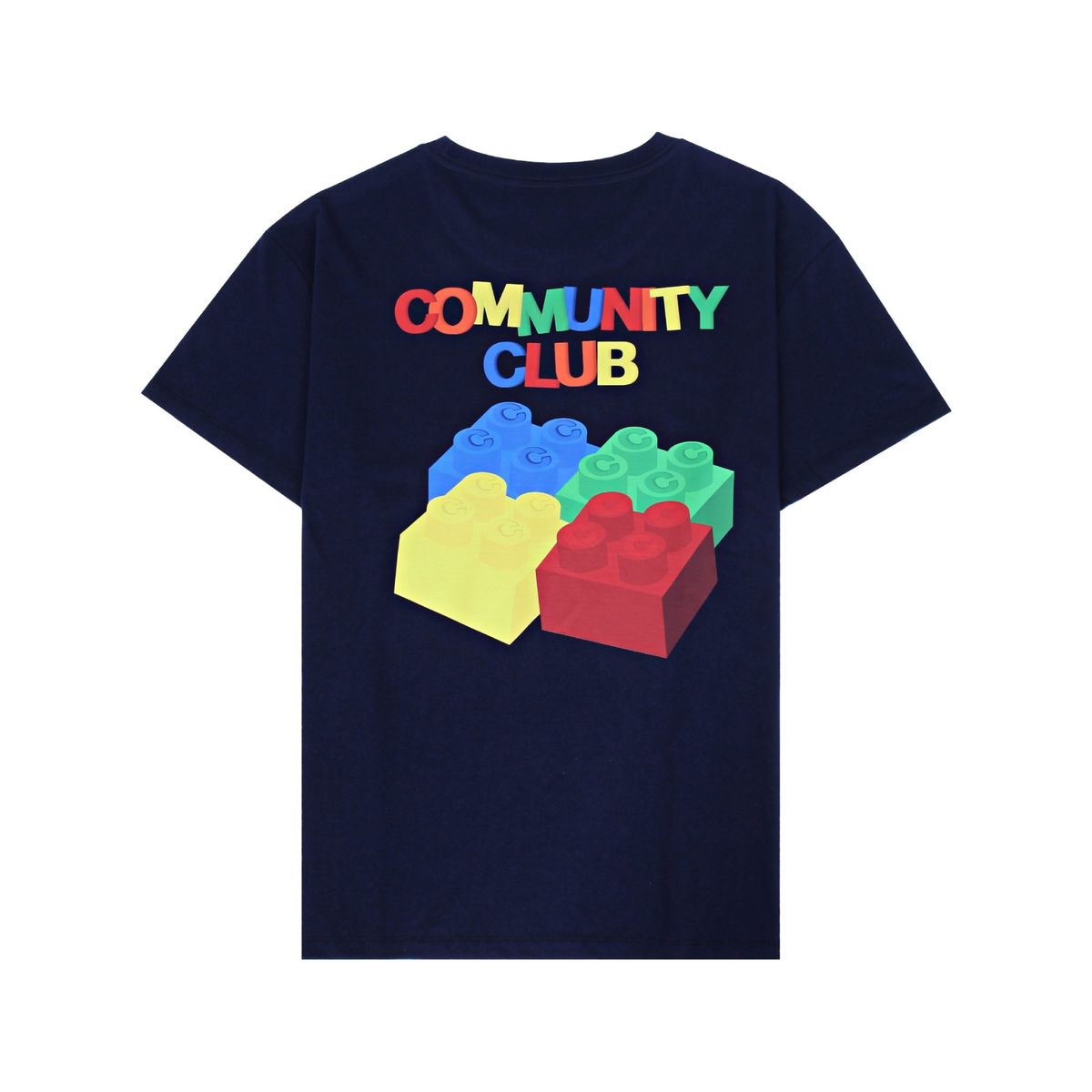 커뮤니티클럽(COMMUNITY CLUB) PLAYFUL 티셔츠 (네이비)