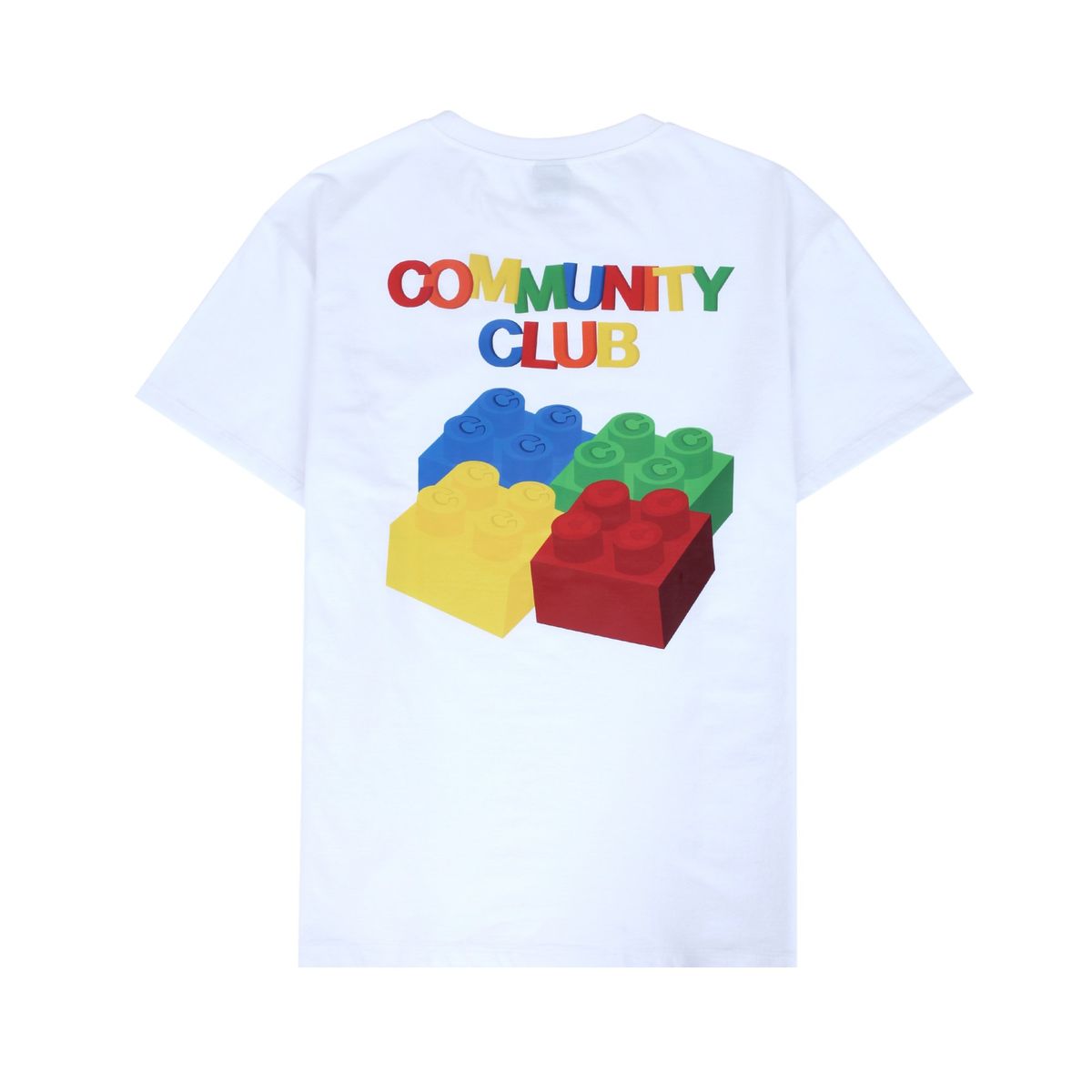 커뮤니티클럽(COMMUNITY CLUB) PLAYFUL 티셔츠 (화이트)
