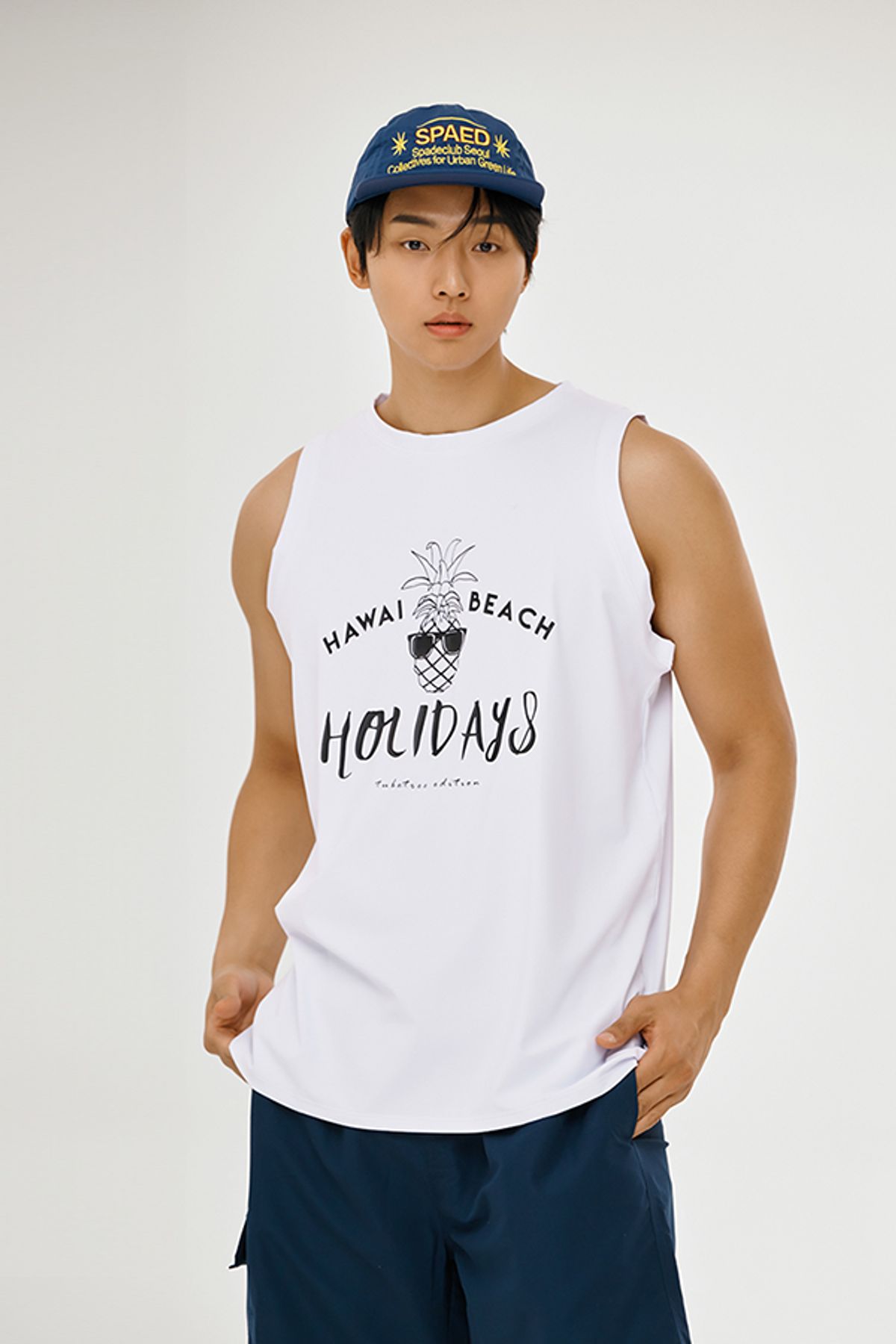 벤디스(VENDIS) 파인애플맨 나시 커플 래쉬가드