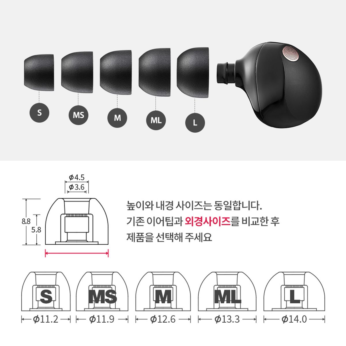 아즈라(AZLA) SednaEarfit 이어팁 포맥스 FOAMAX 스탠다드 폼팁 이어캡
