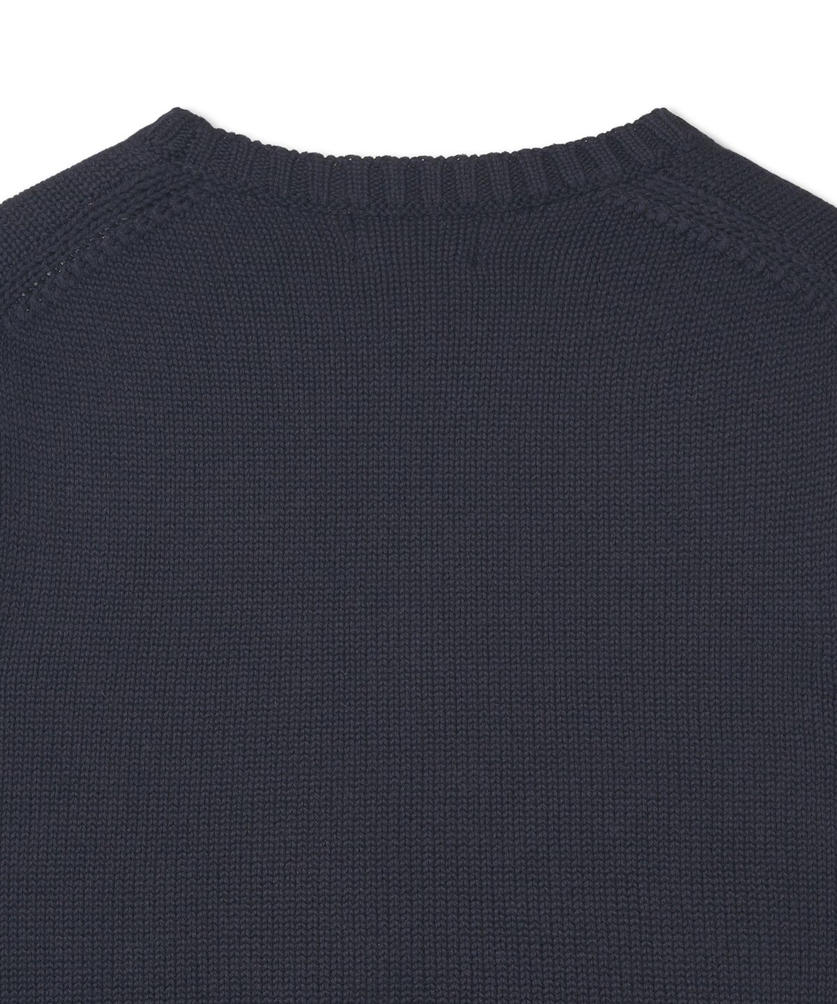 폴로 랄프 로렌(POLO RALPH LAUREN) W 플래그 코튼 크루넥 스웨터 - 네이비