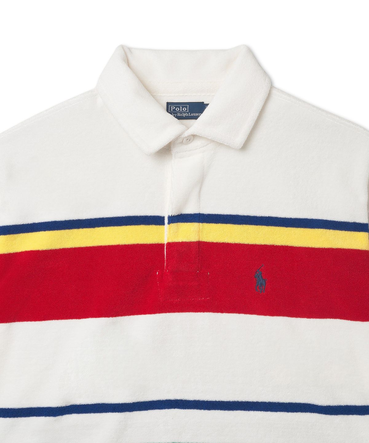 폴로 랄프 로렌(POLO RALPH LAUREN) W 스트라이프 테리 럭비 셔츠 - 멀티