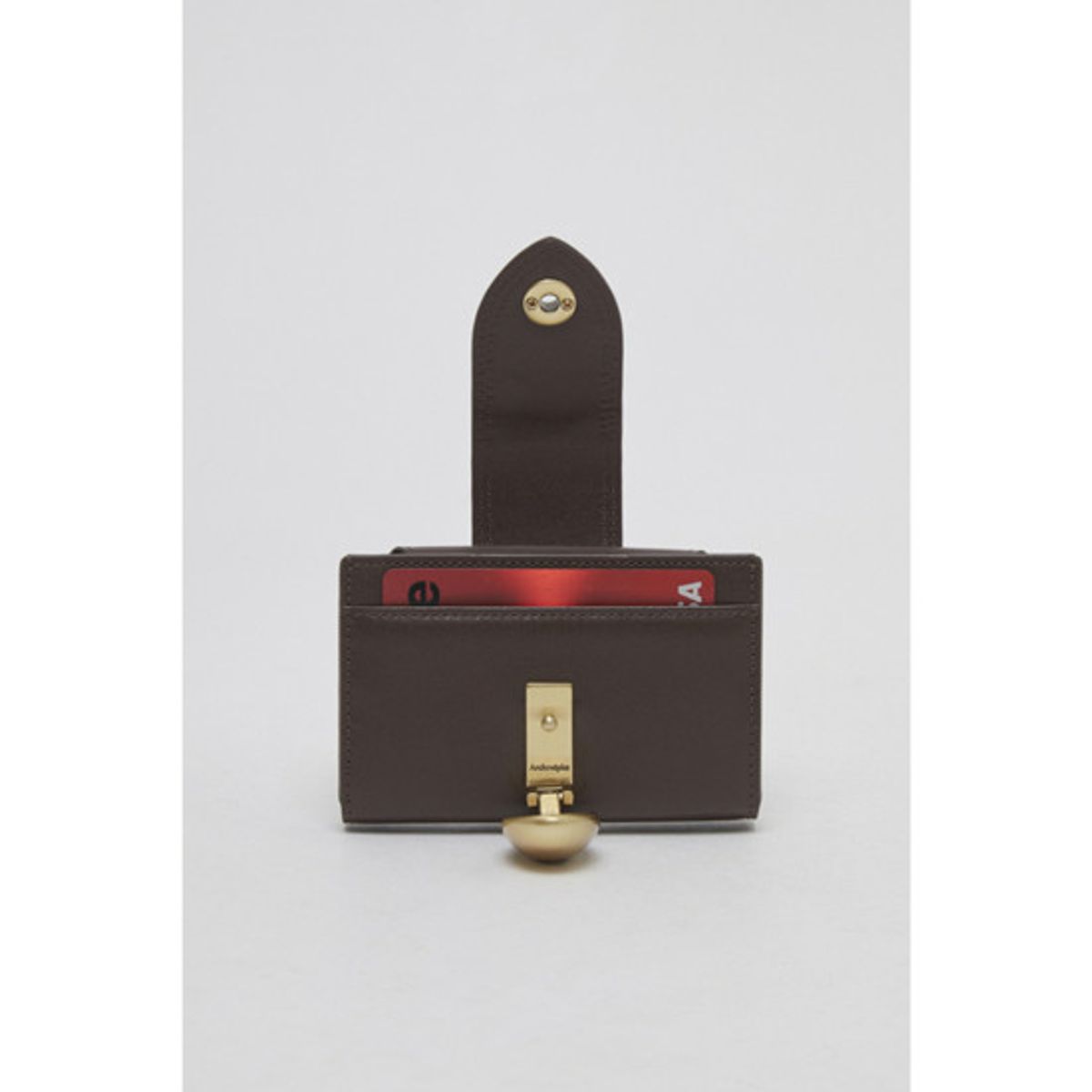 아카이브앱크(ARCHIVEPKE) Egg lock wallet(Choco spread)_OVADX25012DKB