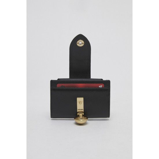 折りたたみ財布 Archivepke Egg lock wallet(Deep sleep) MUSINSA | Archivépke Egg lock wallet(Deep sleep)_OVADX24001BLK