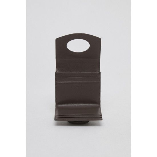 ★Archivepke★Oval wallet★Choco spread★韓国★大人気★ MUSINSA | Archivépke Oval wallet(Choco spread)_OVADX25001DKB