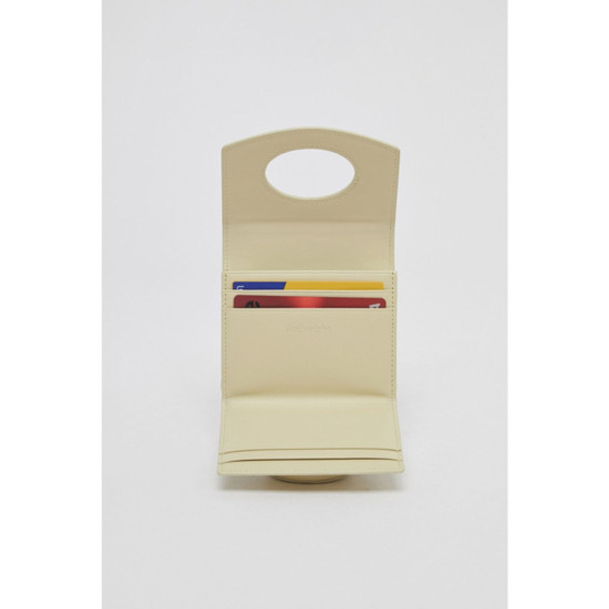 아카이브앱크(ARCHIVEPKE) Oval wallet(Butter)_OVADX25001BTT