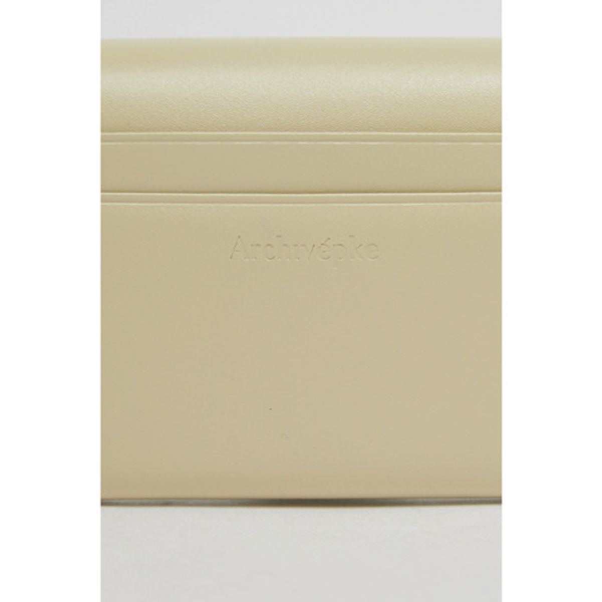아카이브앱크(ARCHIVEPKE) Oval wallet(Butter)_OVADX25001BTT