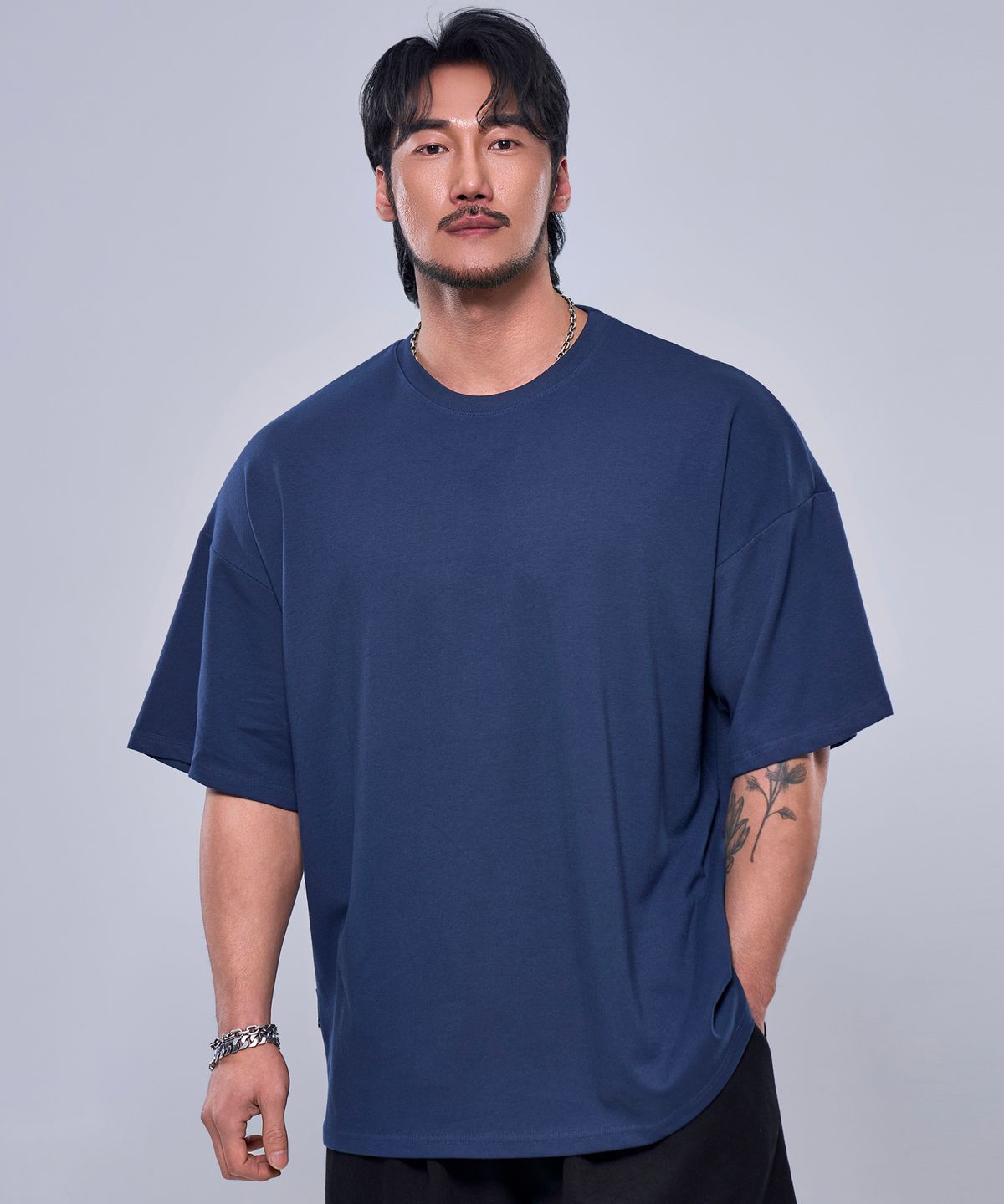 피지컬가먼츠(PHYSICAL GARMENTS) P2418 코튼메쉬 자이언트핏 반팔 [5 COLOR]