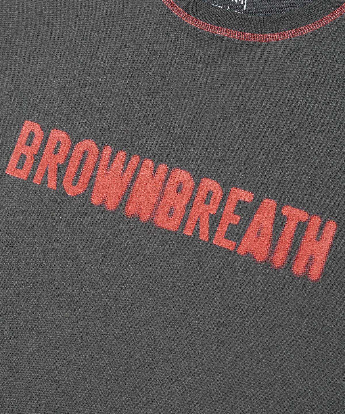 브라운브레스(BROWNBREATH) STITCH BB TEE - CHARCOAL