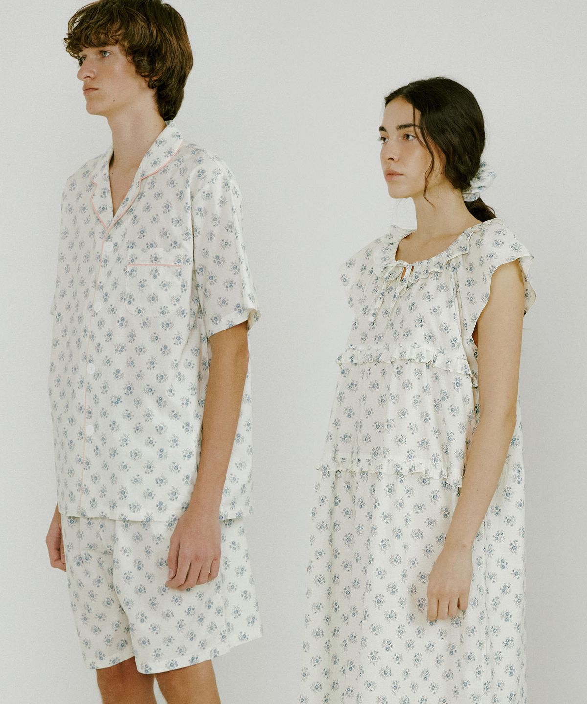 조스라운지(JO'S LOUNGE) (couple) Alps Short Pajama Set + Lounge One-piece