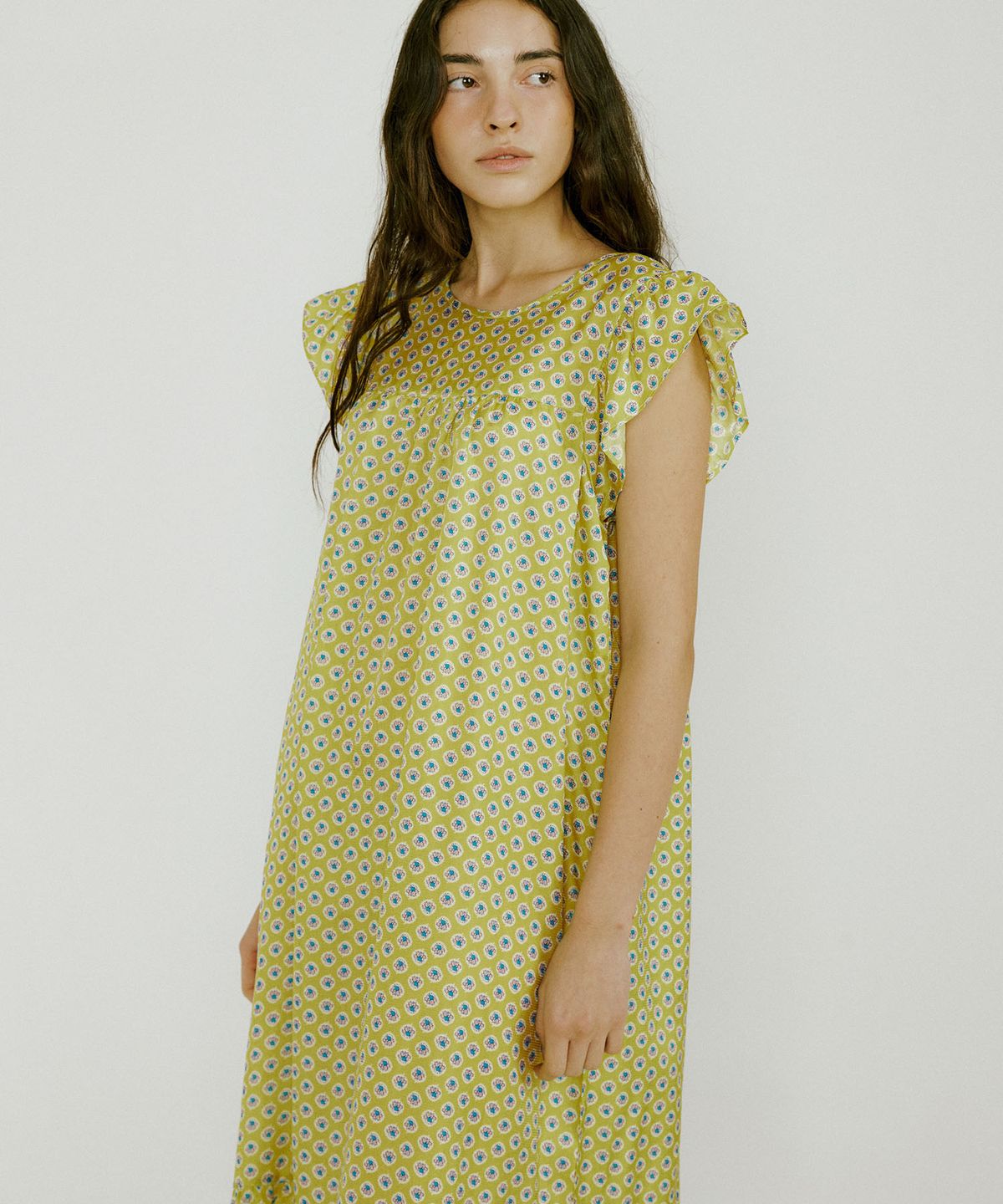 조스라운지(JO'S LOUNGE) [인견] (w) Lime Sleeveless Lounge One-piece