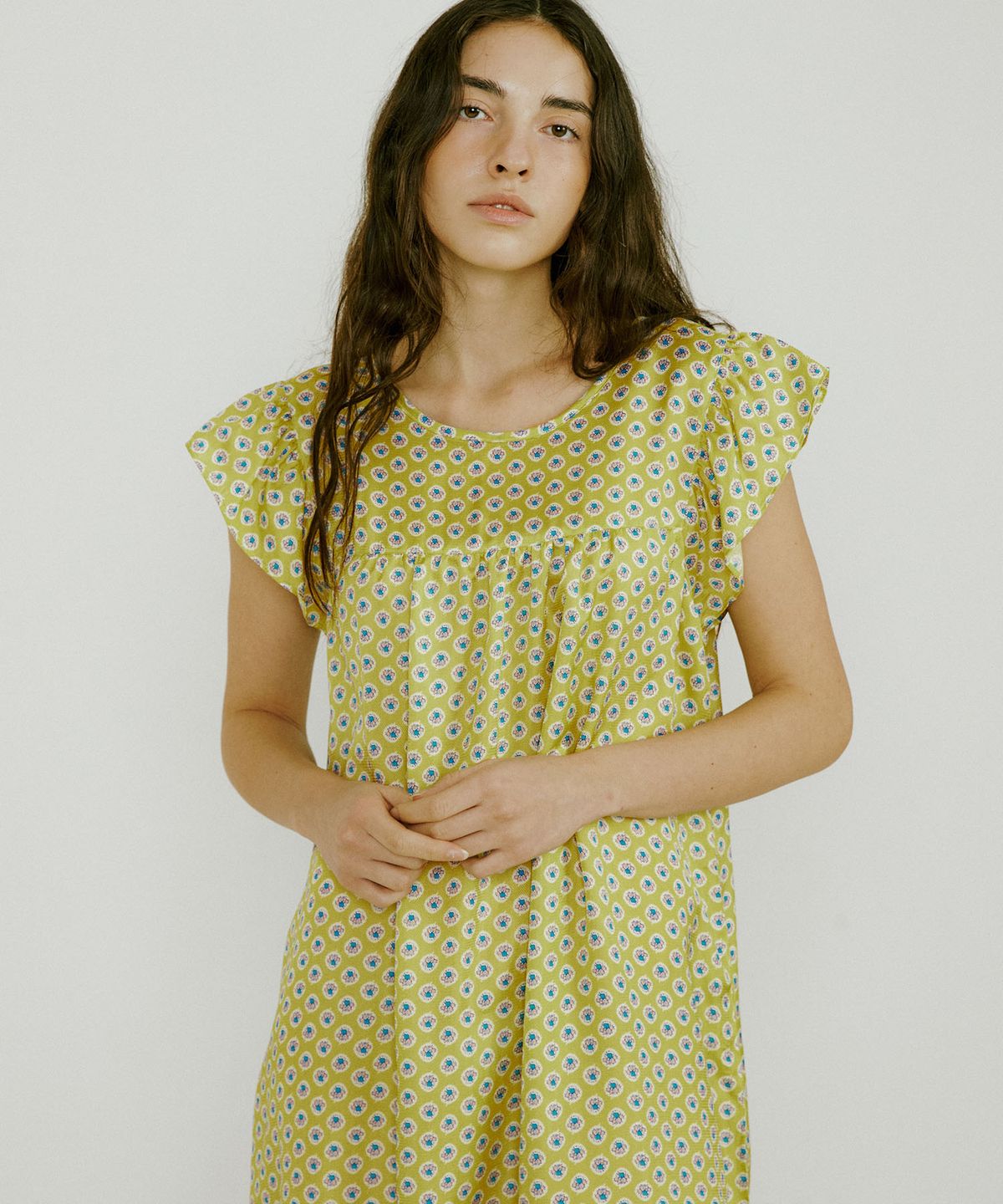 조스라운지(JO'S LOUNGE) [인견] (w) Lime Sleeveless Lounge One-piece