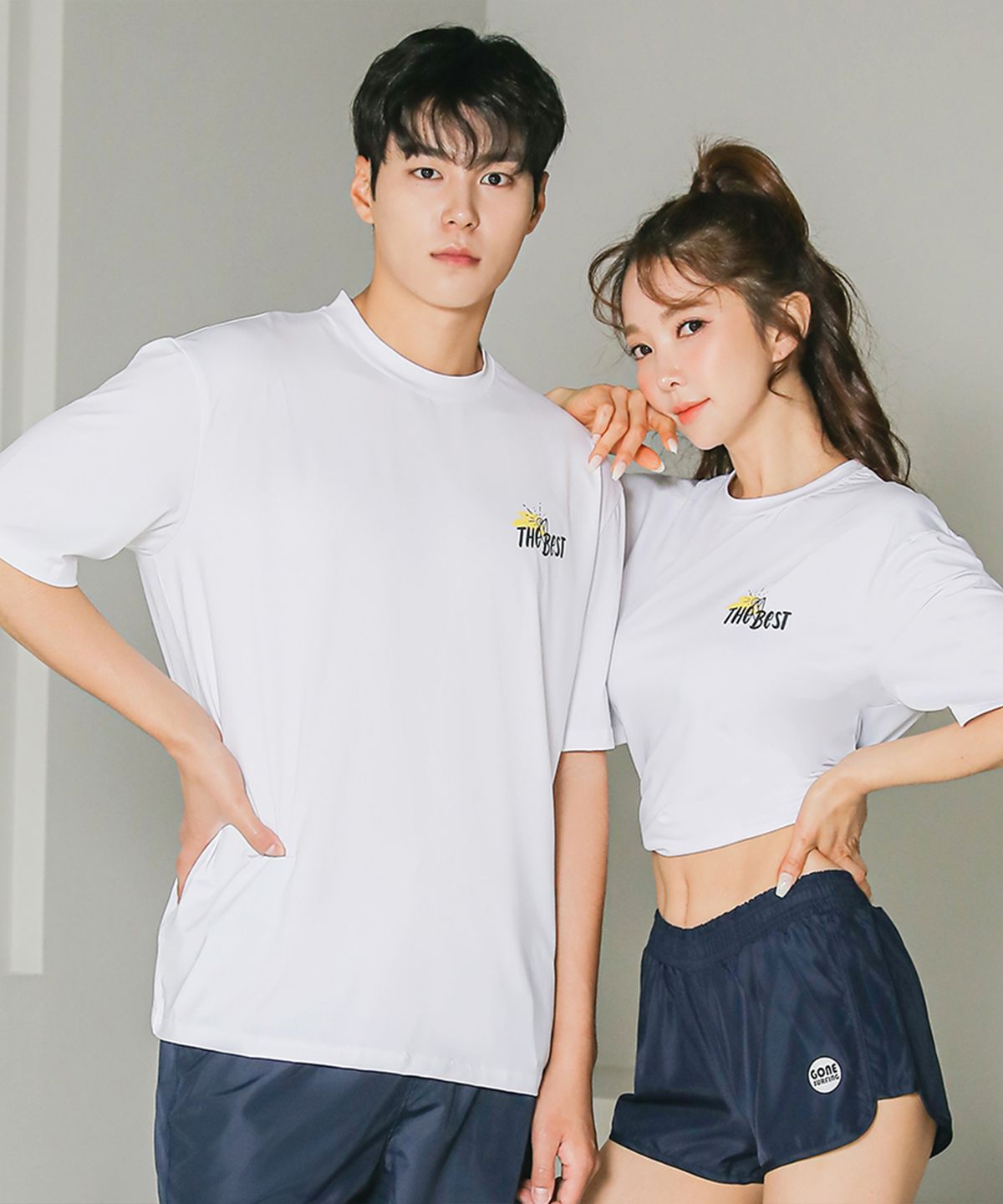 벤디스(VENDIS) 베스트트립 반팔 커플 래쉬가드
