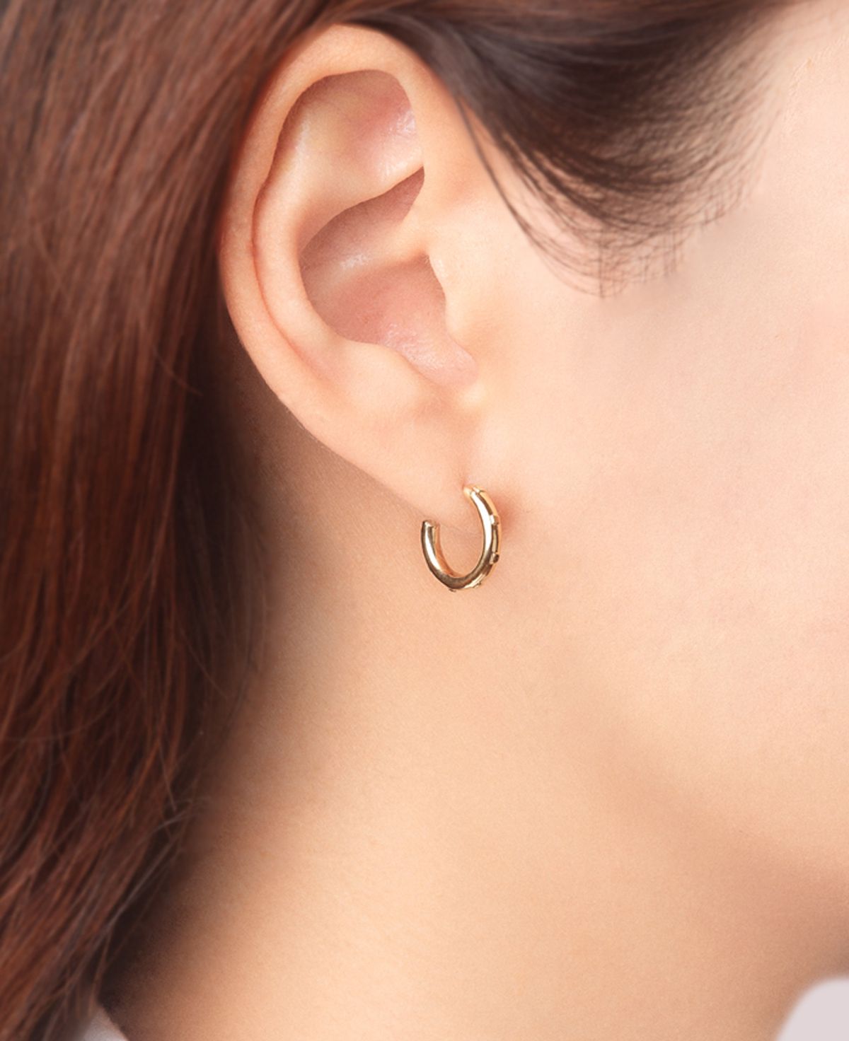 베누아(BENOIT) ER01GL Benoit Square Mini Earrings [Gold]