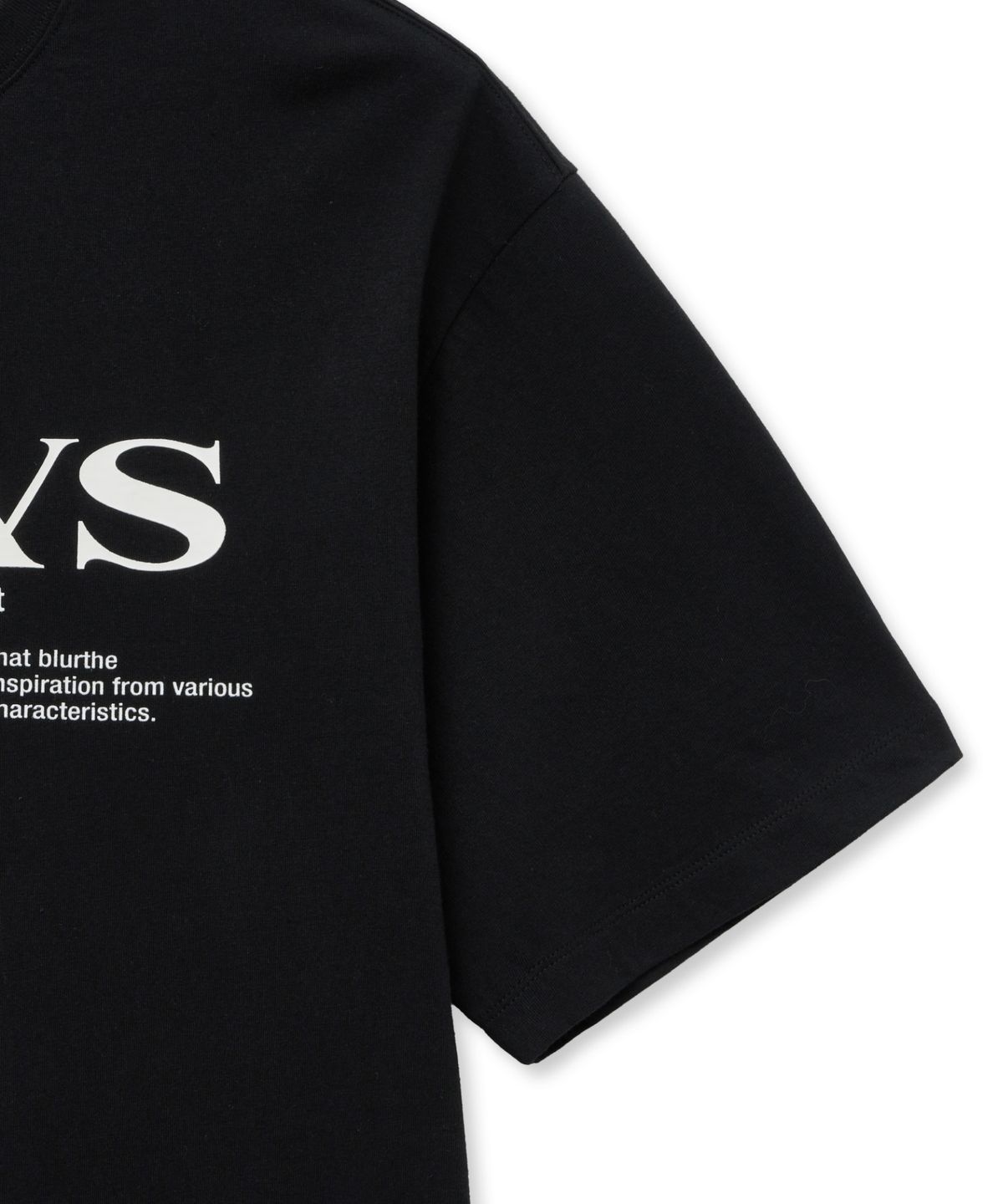 아이돈워너셀(IDWS) Logo Printed T-Shirt Black