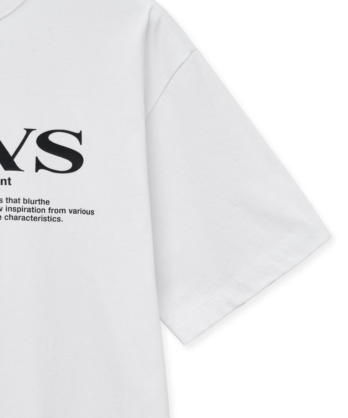 아이돈워너셀(IDWS) Logo Printed T-Shirt White