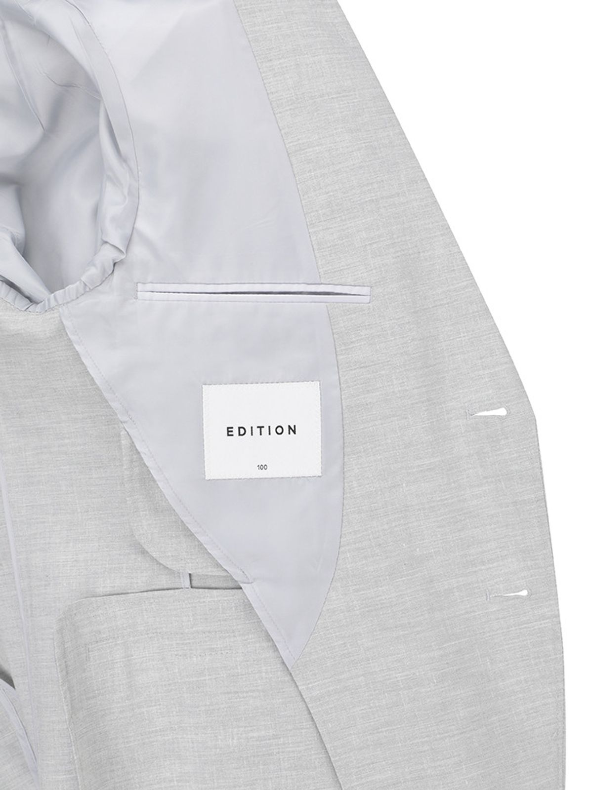 에디션(EDITION) 남성) 린넨 혼방 솔리드 자켓_NEE2KG1601LGR