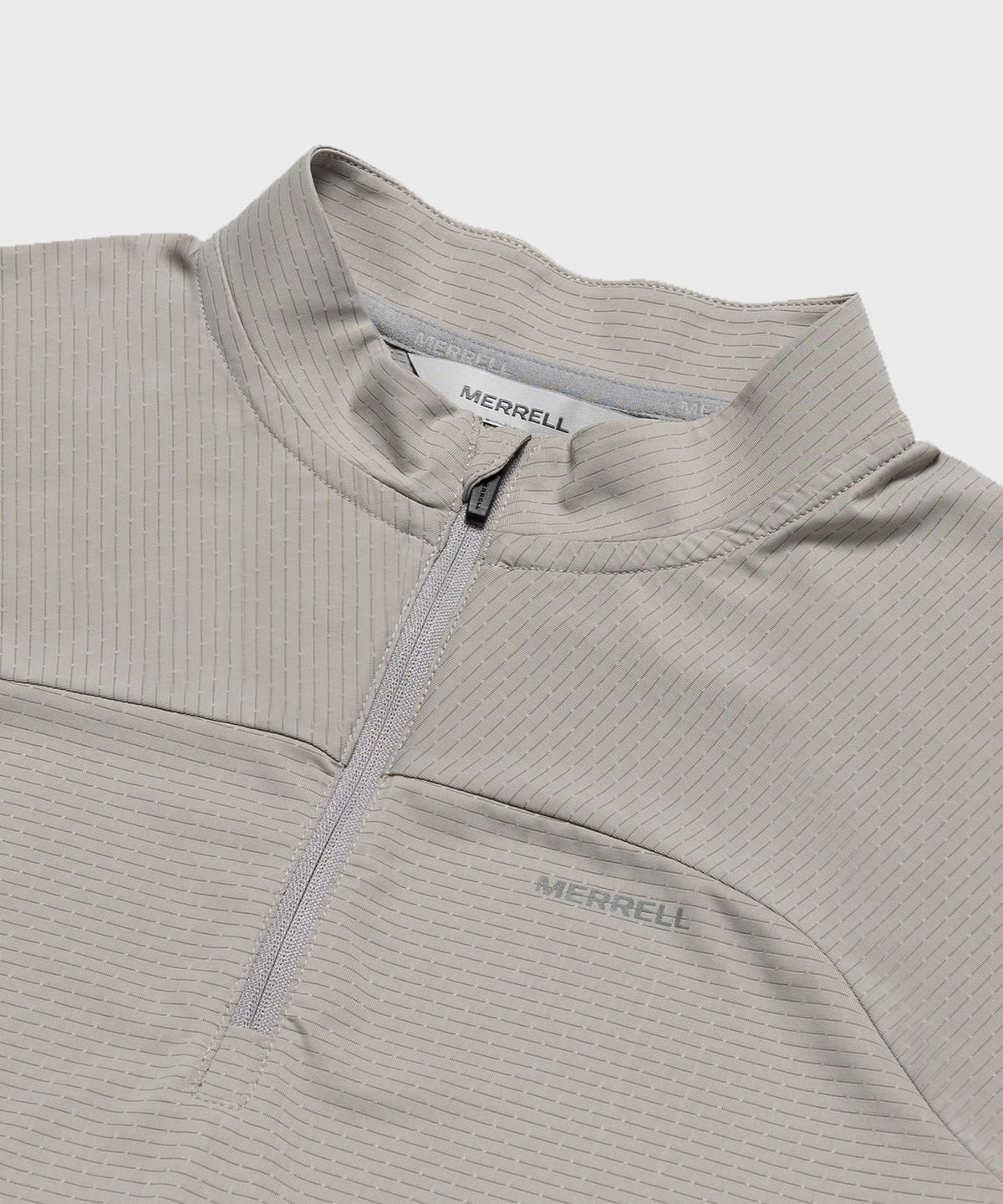 머렐(MERRELL) [WOMEN] 하이크 매쉬패치 반집 반팔 티셔츠 LIGHT GREY