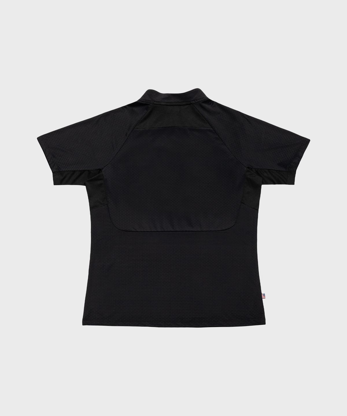 머렐(MERRELL) [WOMEN] 하이크 매쉬패치 반집 반팔 티셔츠 BLACK