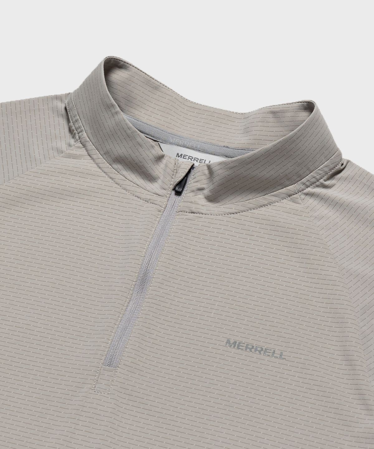 머렐(MERRELL) [MEN] 하이크 매쉬패치 반집 반팔 티셔츠 LIGHT GREY