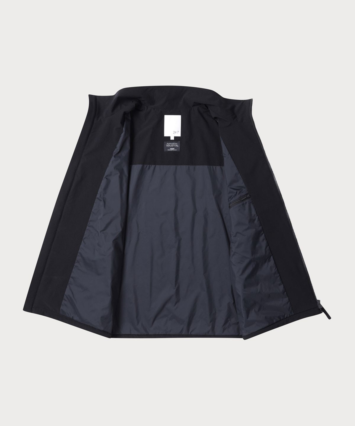 247시리즈(247SERIES) SOLOTEX® 슬레이트 쉘 점퍼 BLACK