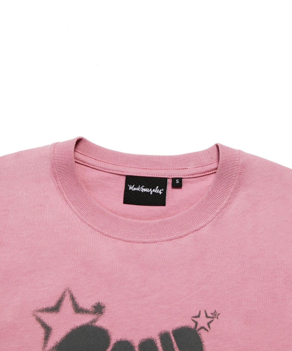 마크곤잘레스(MARK GONZALES) WOMENS HEART T-SHIRT - INDIAN PINK