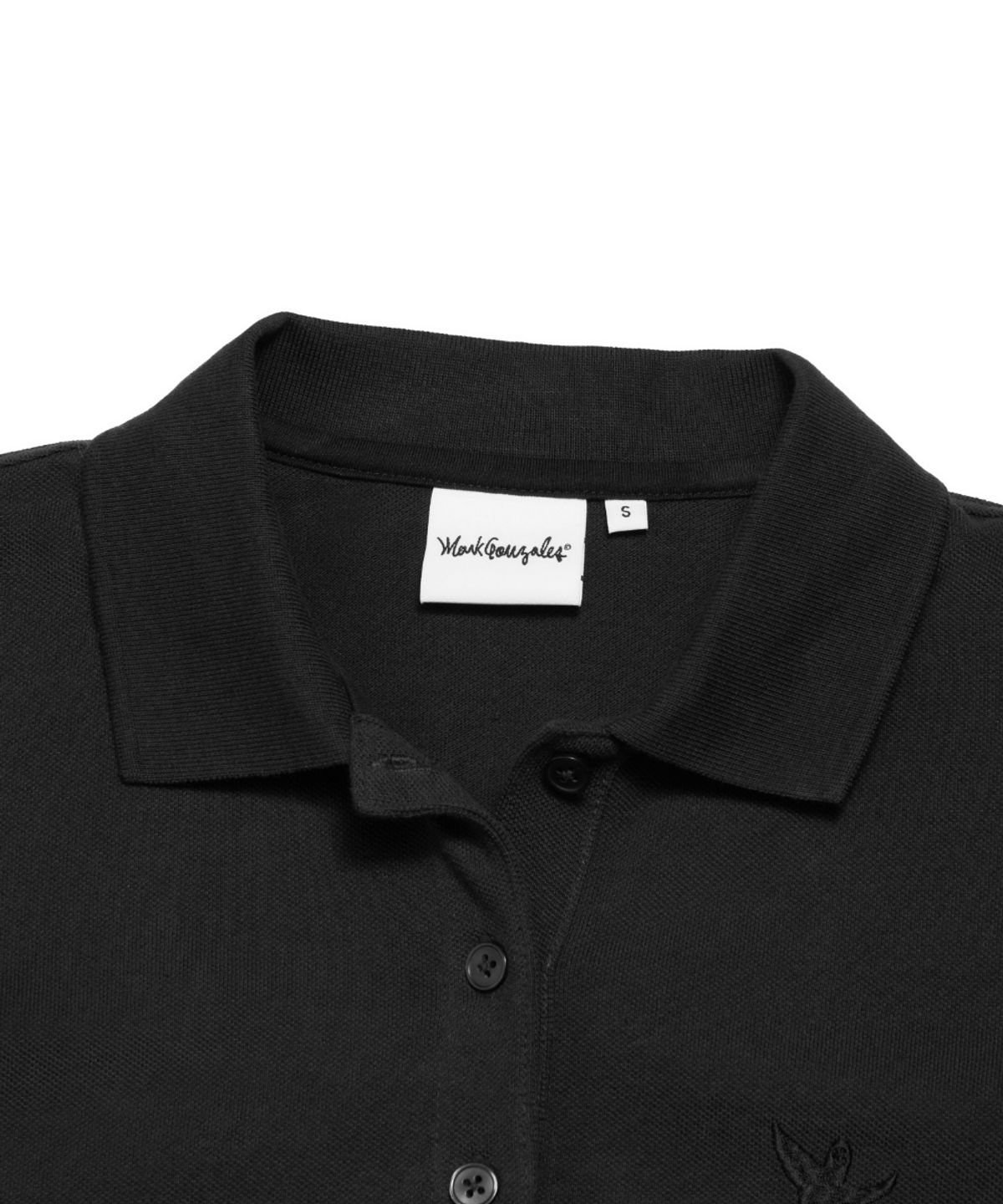 마크곤잘레스(MARK GONZALES) WOMENS PK POLO ONE-PIECE  - BLACK
