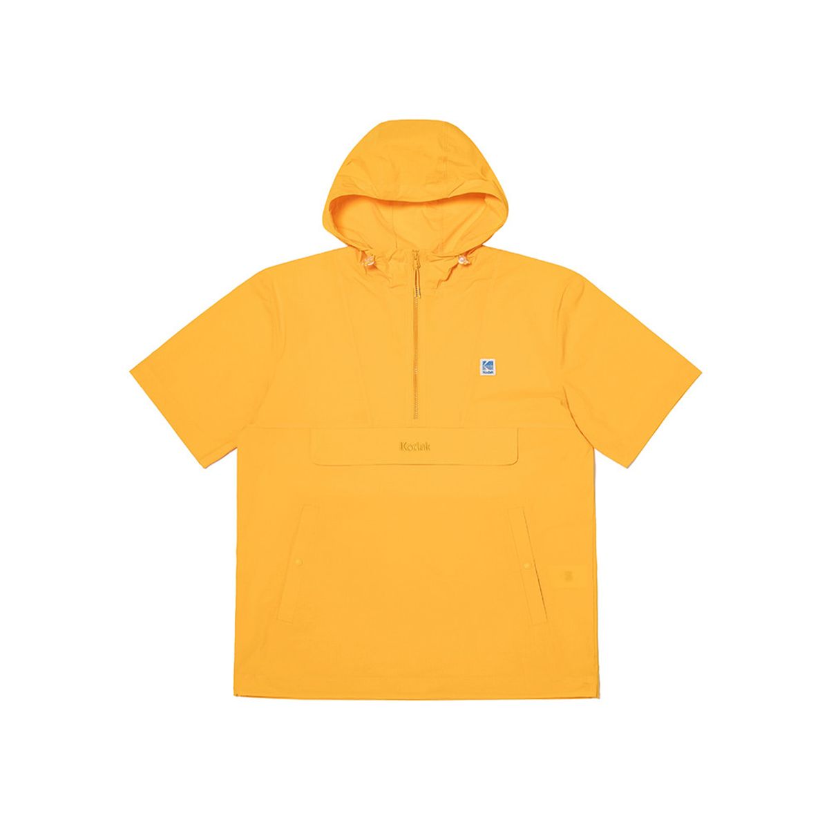 코닥(KODAK) 크로마 브리즈 반팔 후드 아노락 YELLOW