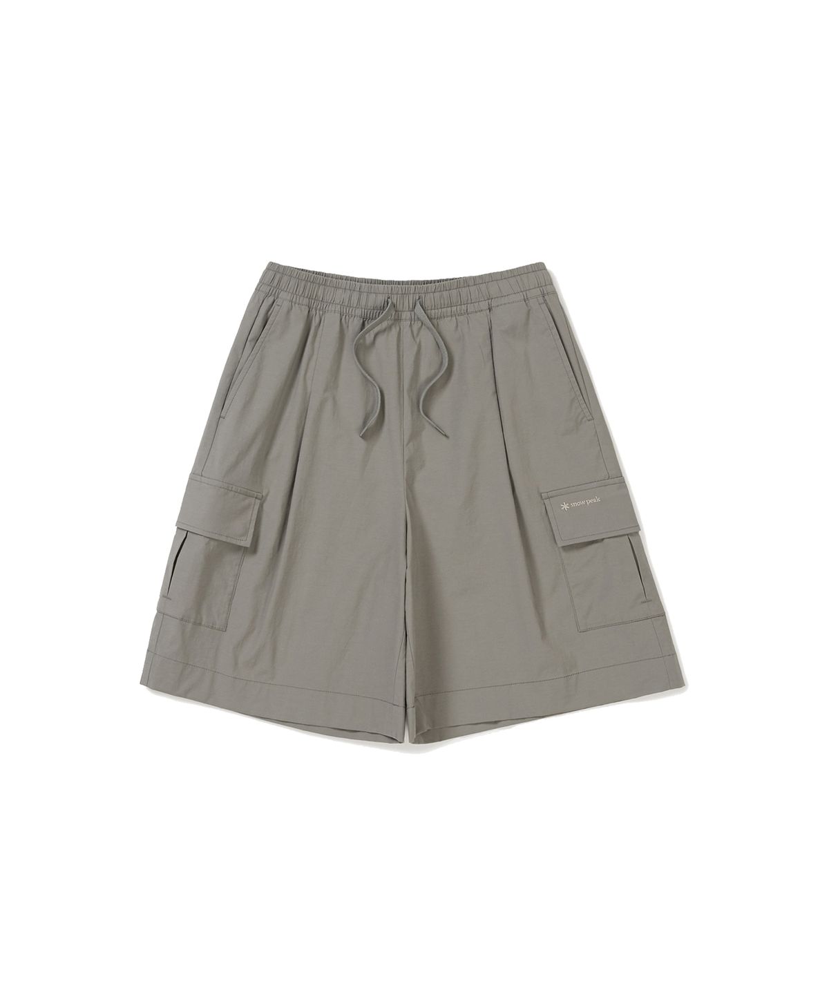 스노우피크 어패럴(SNOWPEAK APPAREL) 클랜드 여성 우븐 카고 반바지 Light Khaki (S24MWDHP11)