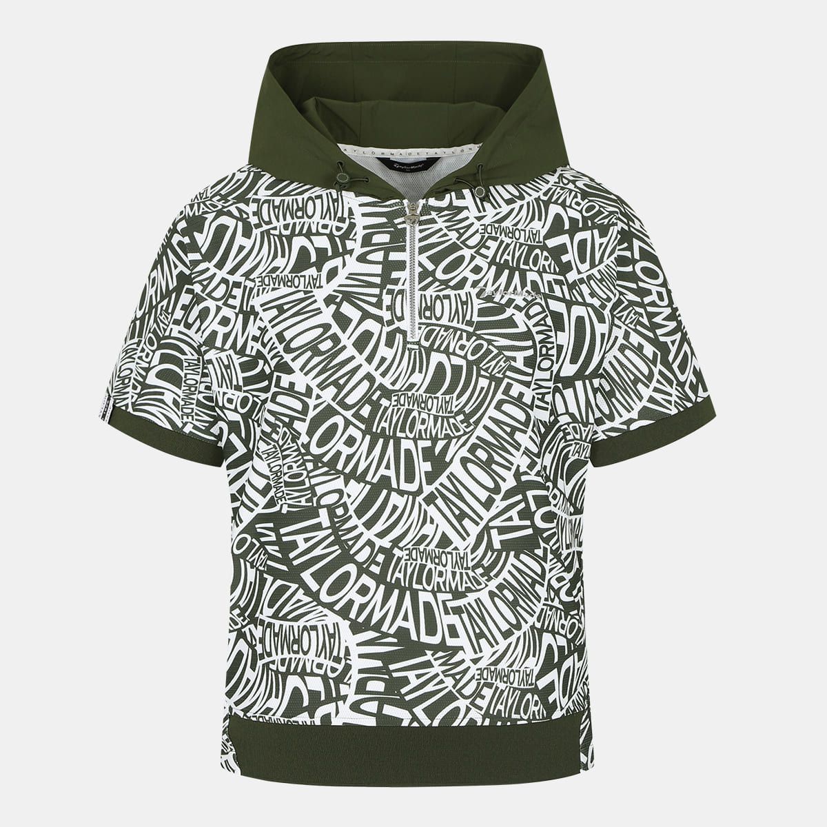 테일러메이드 어패럴(TAYLORMADE APPAREL) 여성 시즌 패턴 후드 반팔 티셔츠 TTN-61HG44-816
