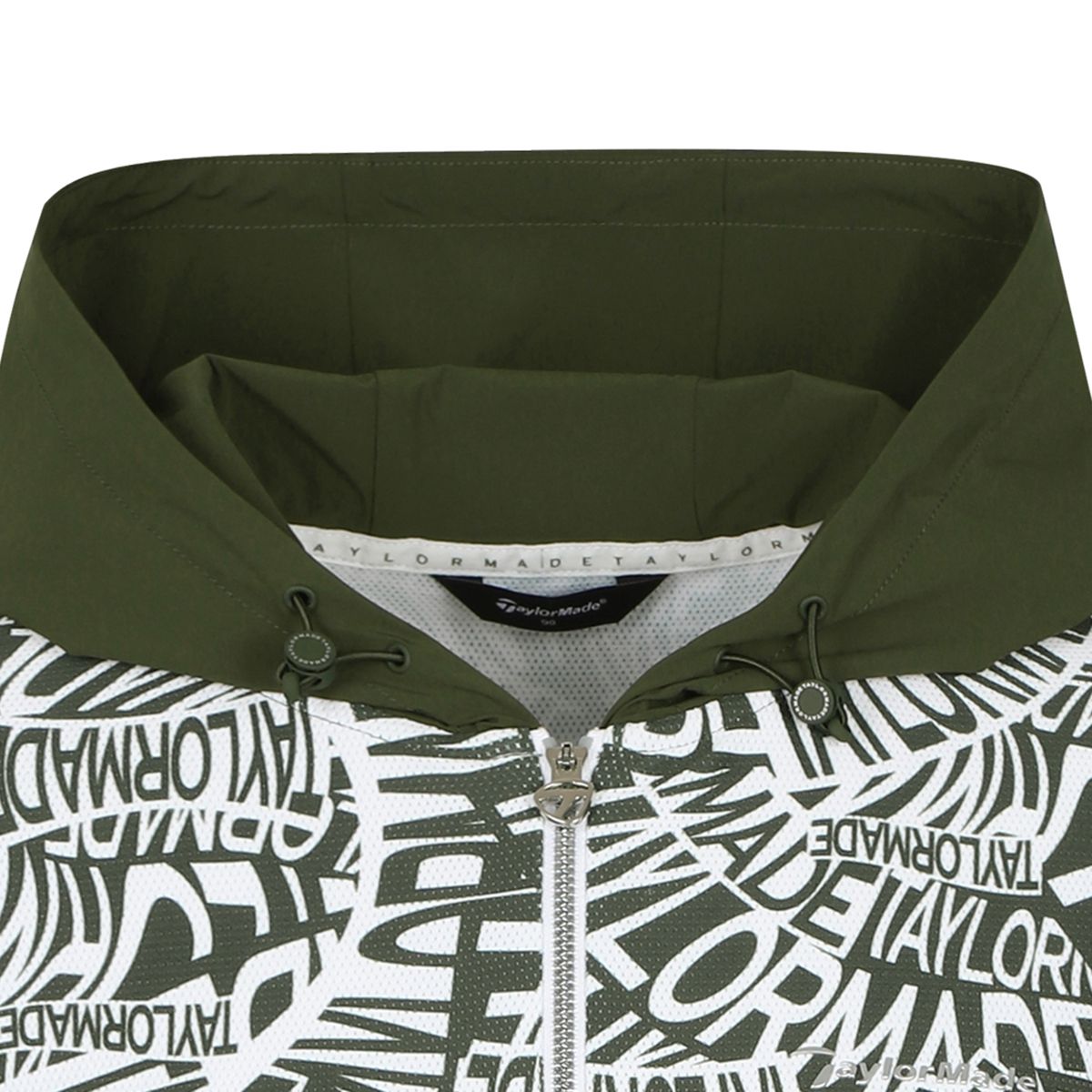테일러메이드 어패럴(TAYLORMADE APPAREL) 여성 시즌 패턴 후드 반팔 티셔츠 TTN-61HG44-816