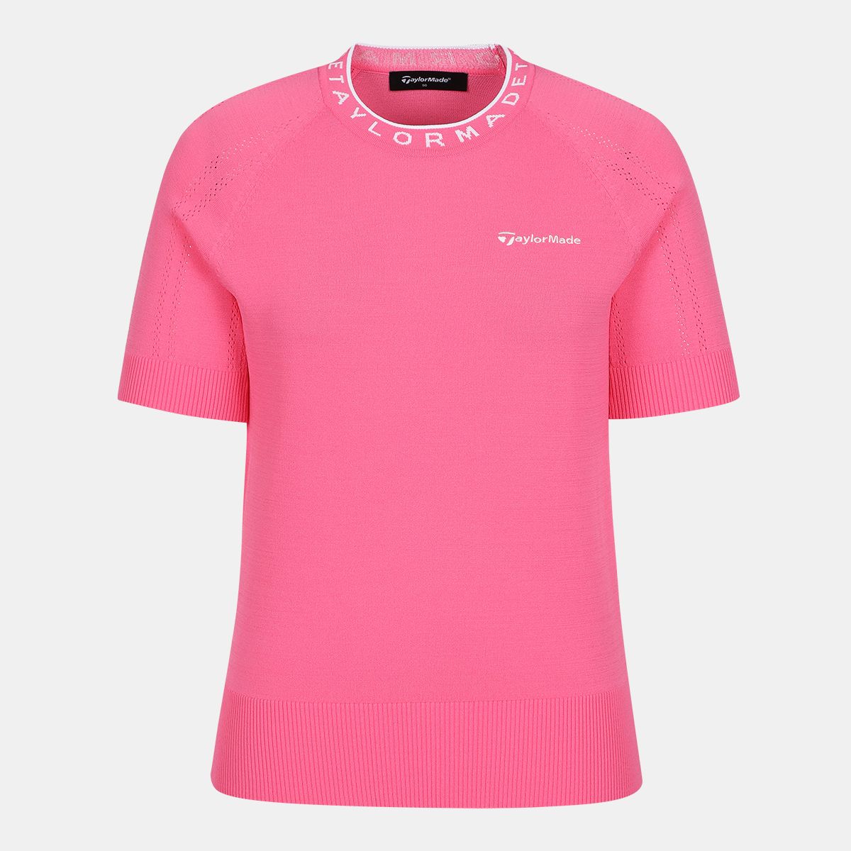 테일러메이드 어패럴(TAYLORMADE APPAREL) 여성 반팔 라운드 니트 TSN-61HG22-403